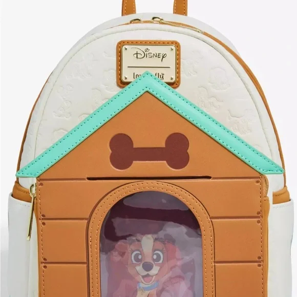 Loungefly | Bags | Loungefly Disney Doghouse Backpack White 